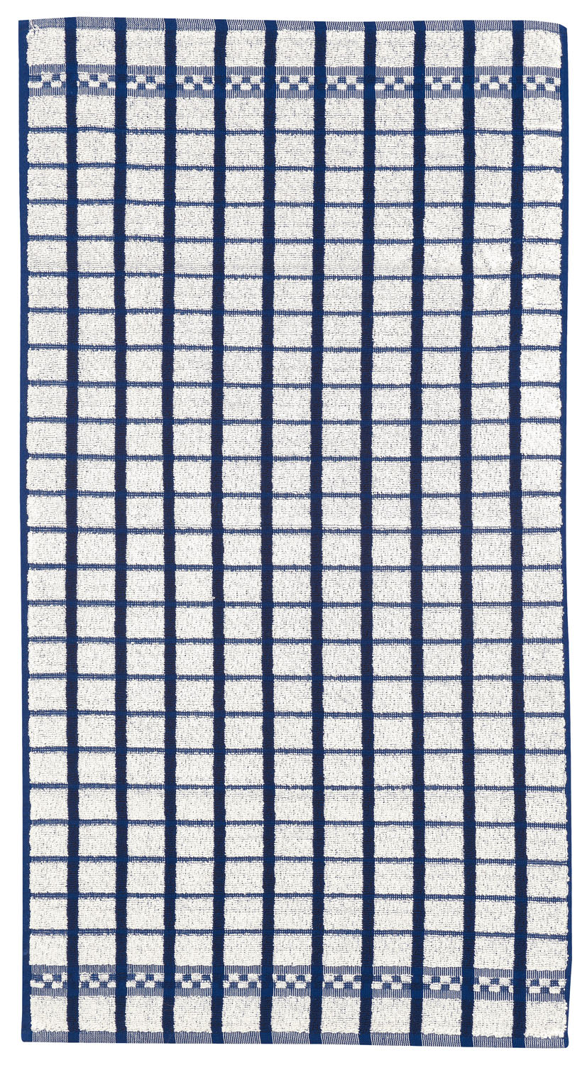 Frottier- Grubenhandtuch, Karo, bunt, 330 g/ m², 45 x 90 cm