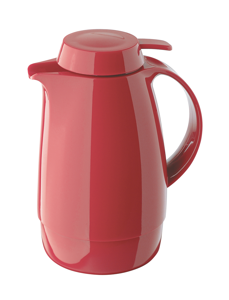 Isolierkanne Helios Servitherm, Inhalt: 0,6 ltr., Farbe: rot