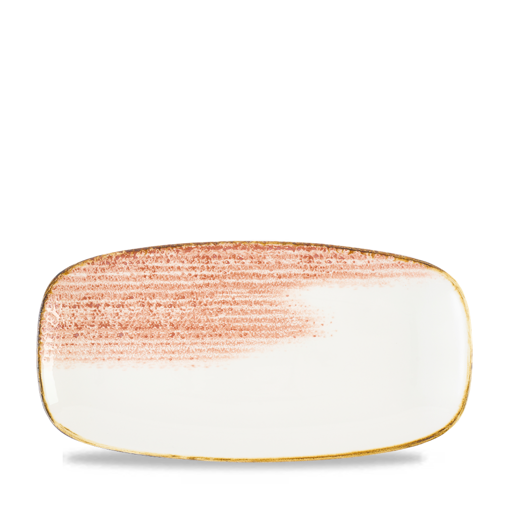 Churchill, Homespun Accents : Coral - Chefs Platte rechteckig 29,8 x 15,3 cm