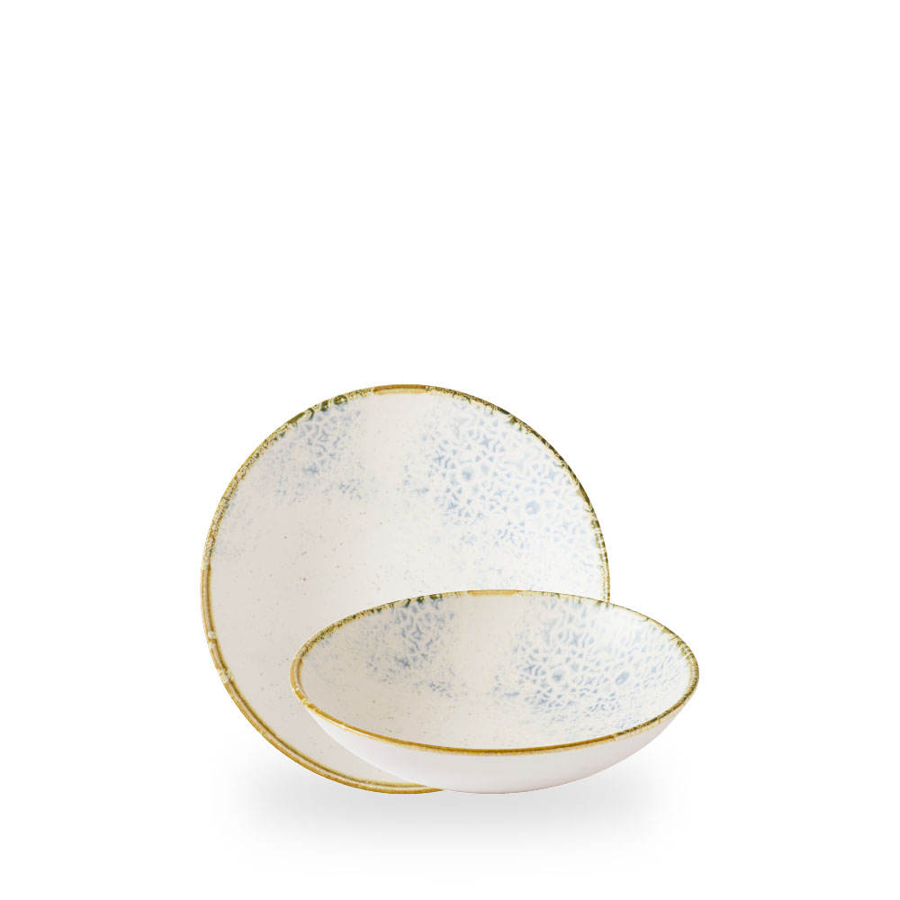 Churchill, Stonecast Amalfi : Blue - Teller tief Coup, 18,2 cm/ 0,43 ltr.
