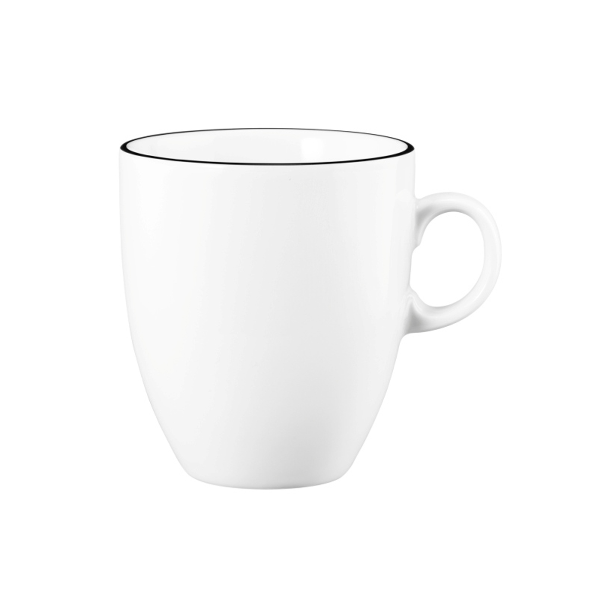 Seltmann Weiden, Modern Life : 10826 Black Line - Becher m. Hkl.  5025, 0,40 ltr.