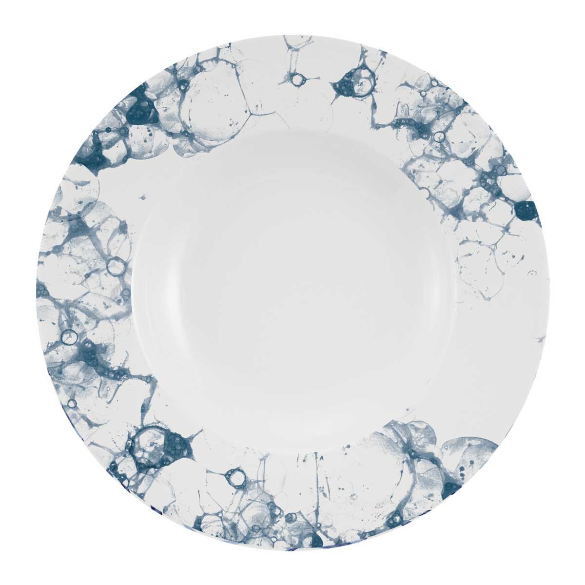 Schönwald, Maritime : 063189 Bubbles - Teller tief rund Fahne 28 cm/ 0,45 ltr.