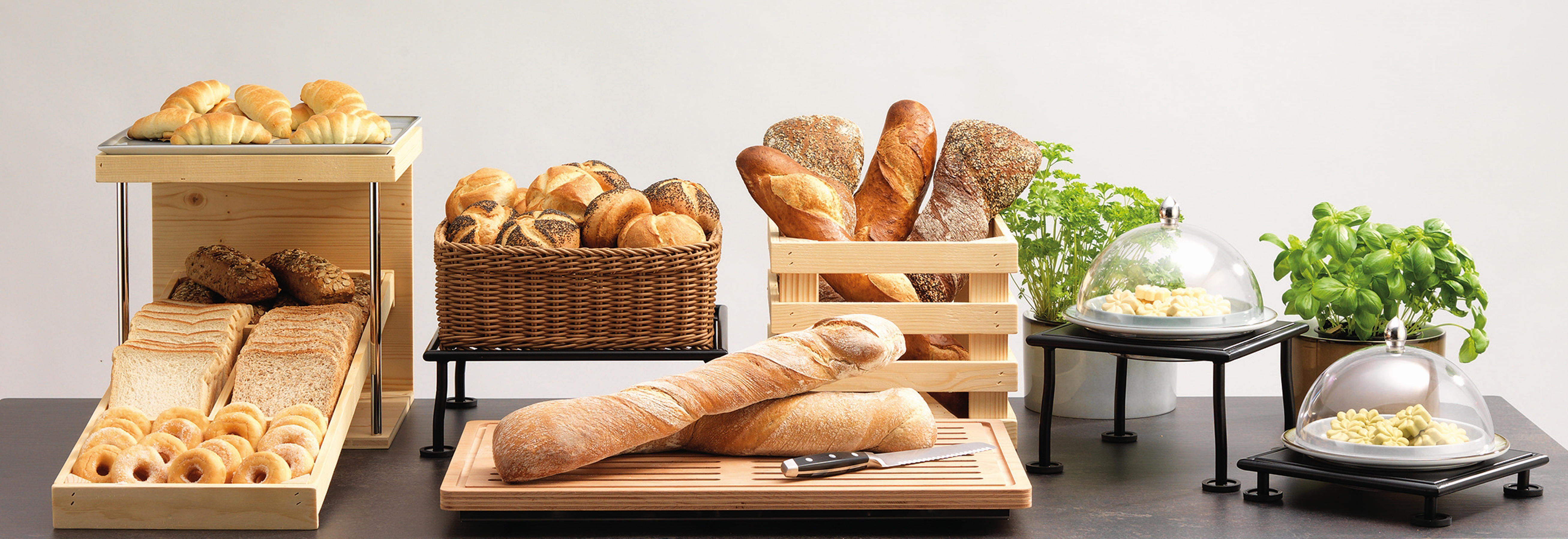 RAISER Brotstation Oak, Farbe: Eiche natur, T: 756 mm, B: 338 mm, H: 333 mm