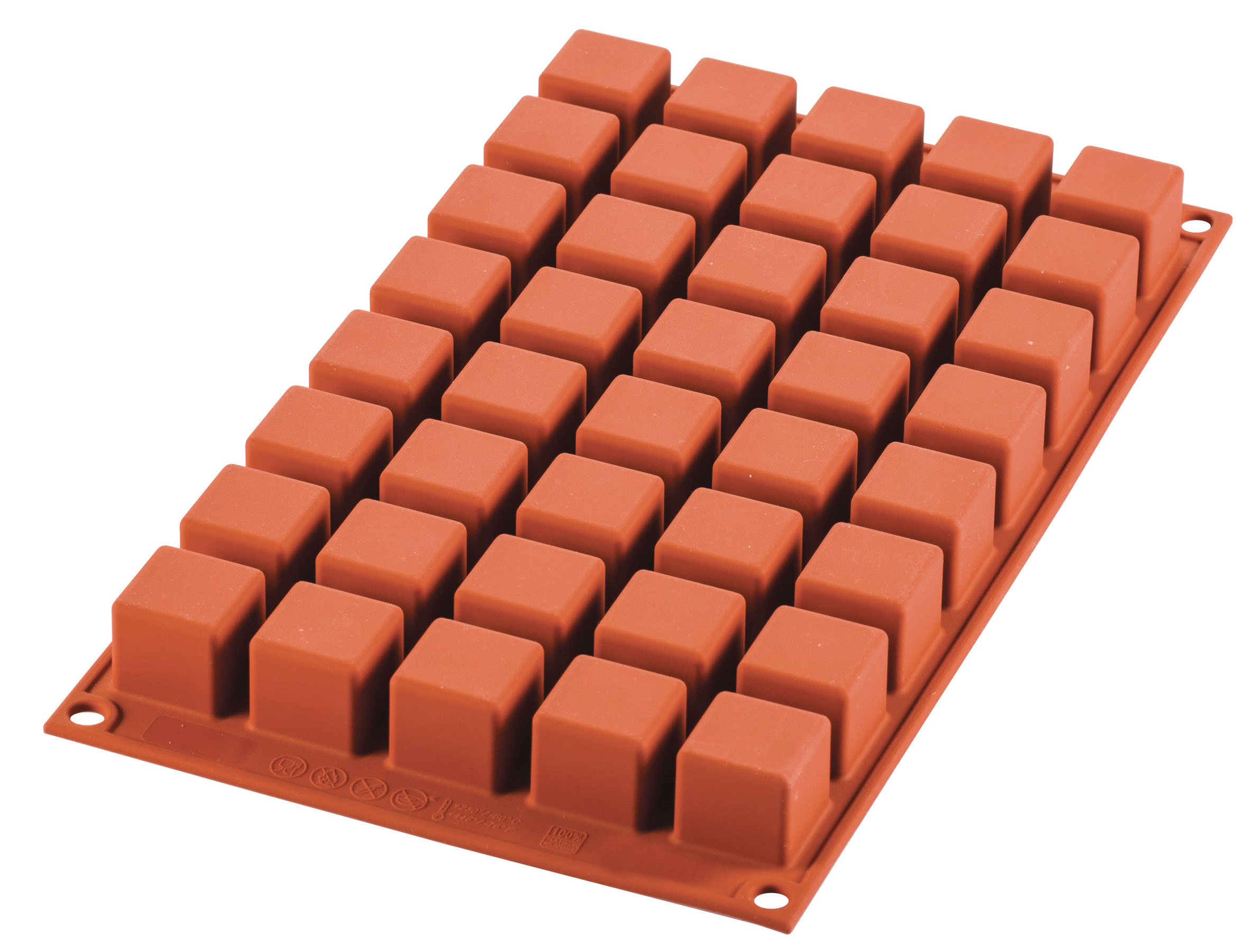 Silikon - Backform, Kubus Mini, 40 x 13,5 ml