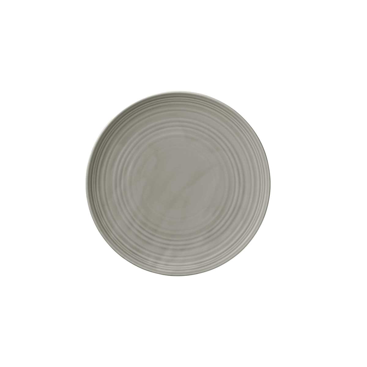 Bauscher, Country House : Glow Gray - Teller flach rund coup, Struktur, 17 cm