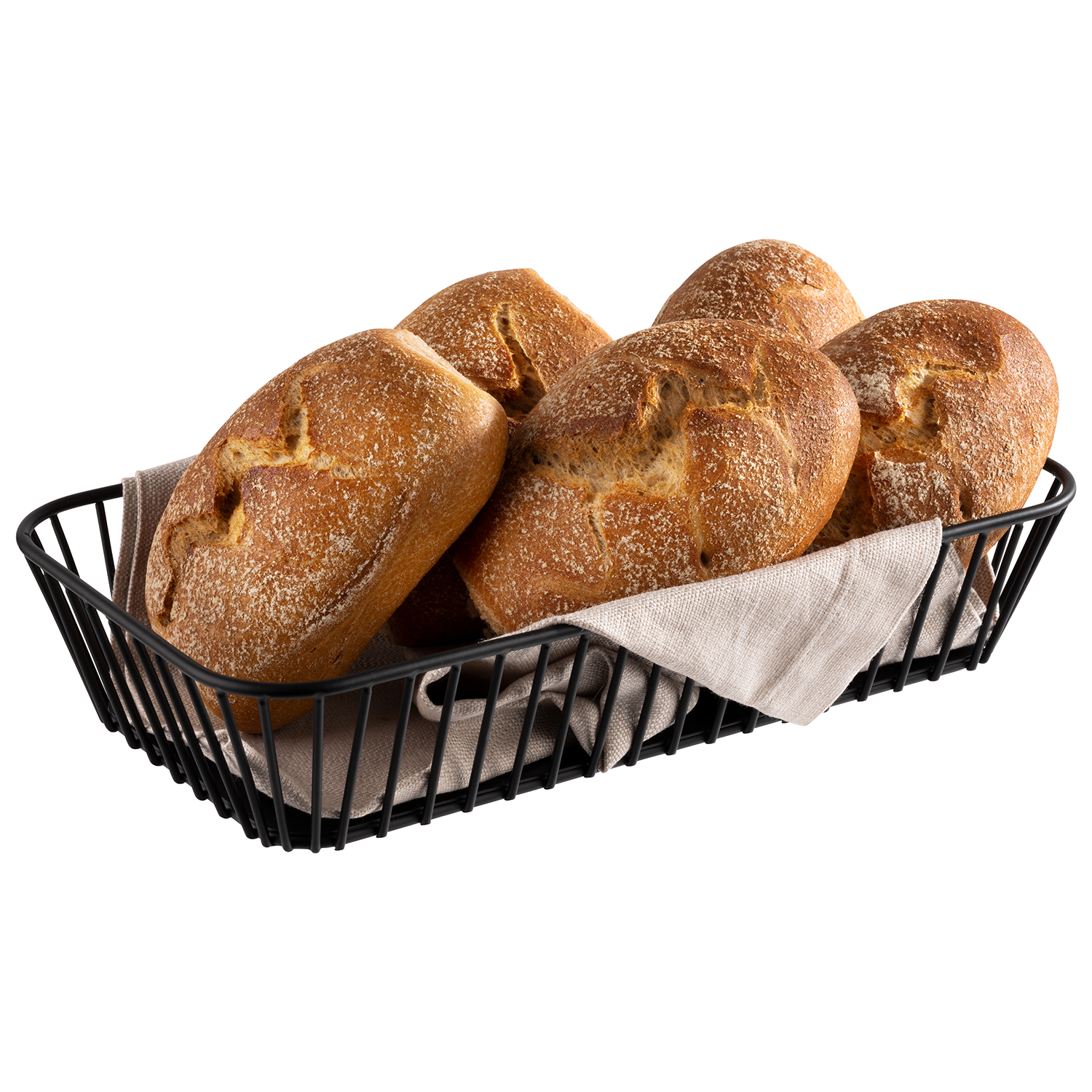 GN 1/3 Korb URBAN, Metall, 32,5 x 17,6 cm, H: 7,5 cm, Farbe: schwarz