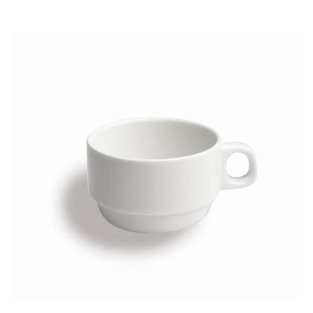 Tognana, Ratio - Kaffee-Obertasse, stpb., uni, weiss, 0,18 ltr.