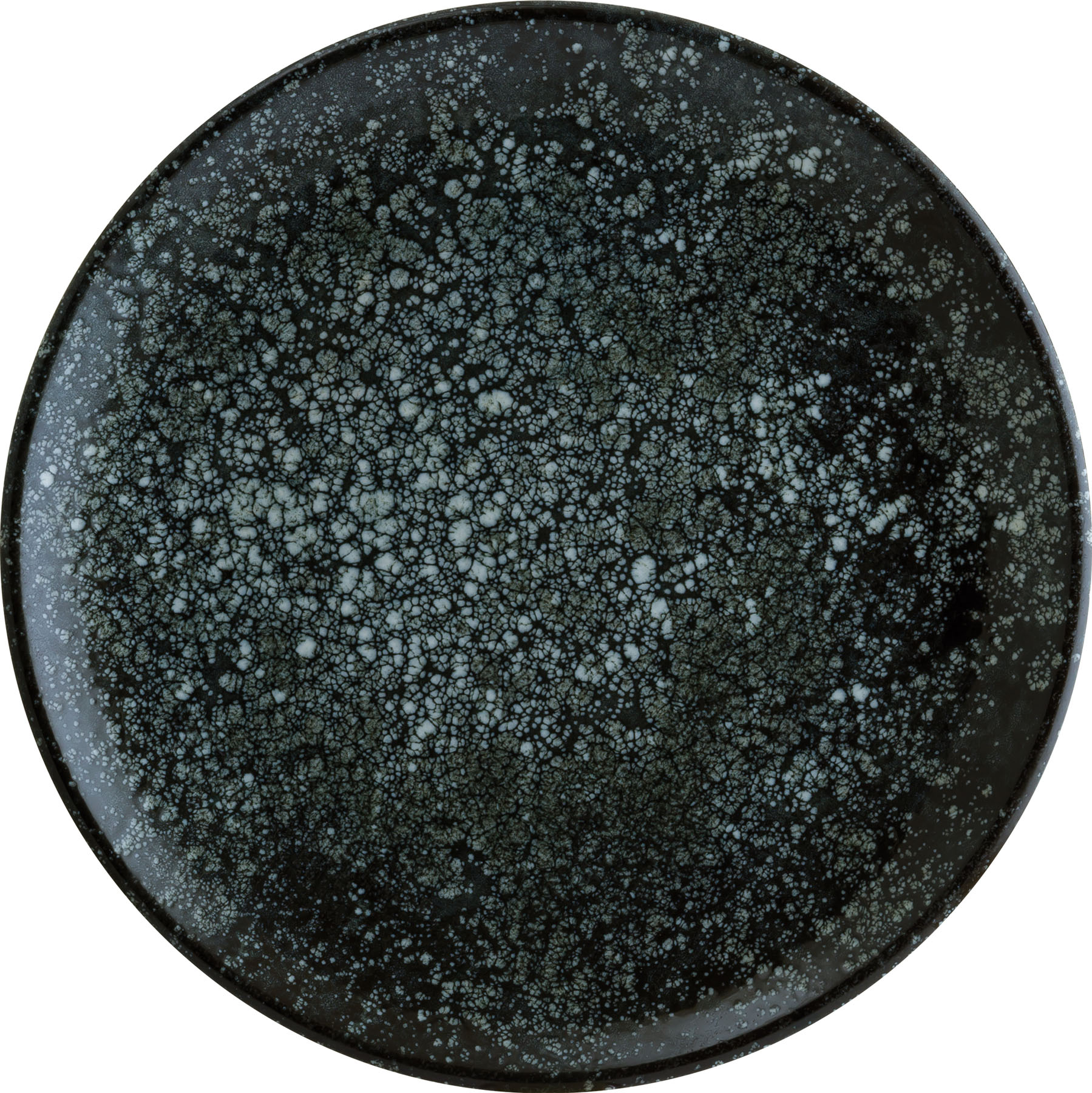 Cosmos, Black : Gourmet Teller flach Coup, 27 cm