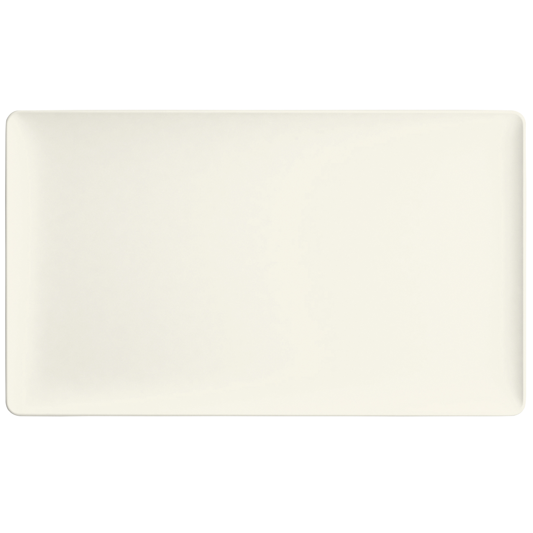 Bauscher, Purity - Platte rechteckig Coup, bonewhite, uni, 42 x 20 cm