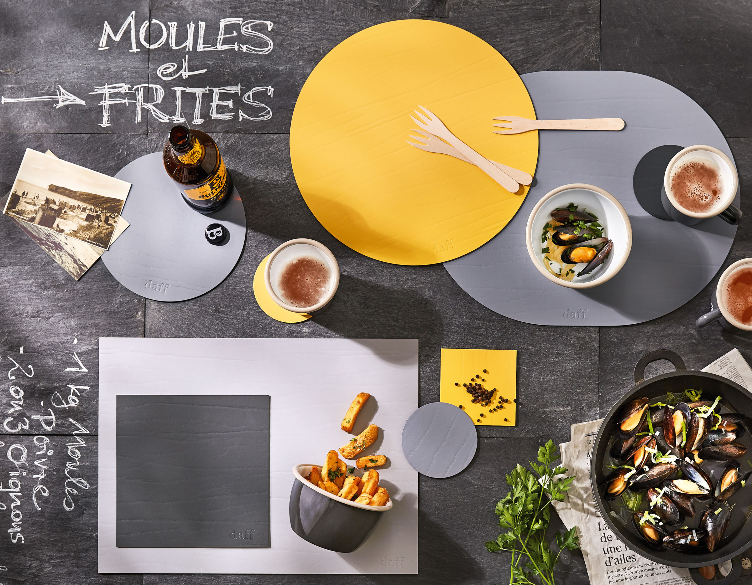 Tischset Dumbo - Recyceltes Leder