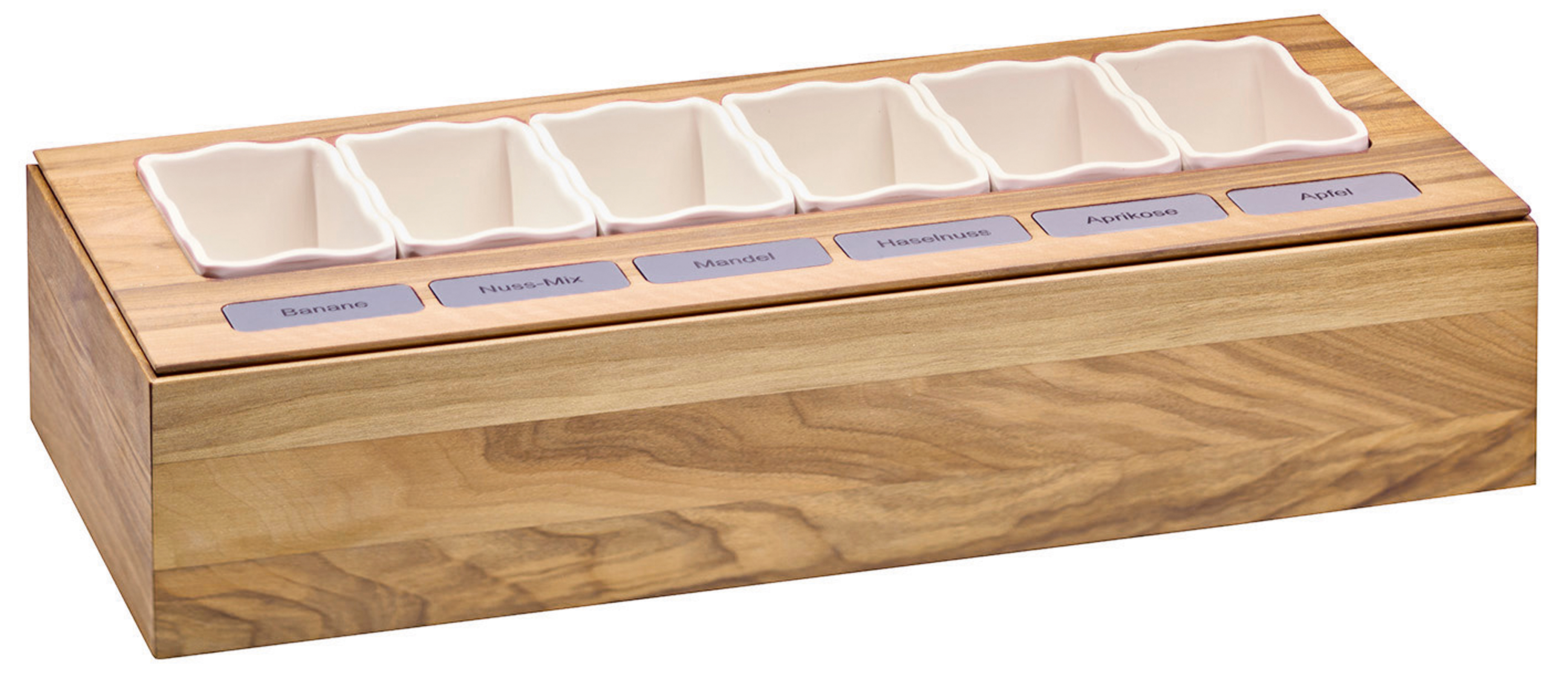 BOX Brain Food Walnut, Farbe: Eiche natur, T: 250 mm, B: 565 mm, H: 120 mm