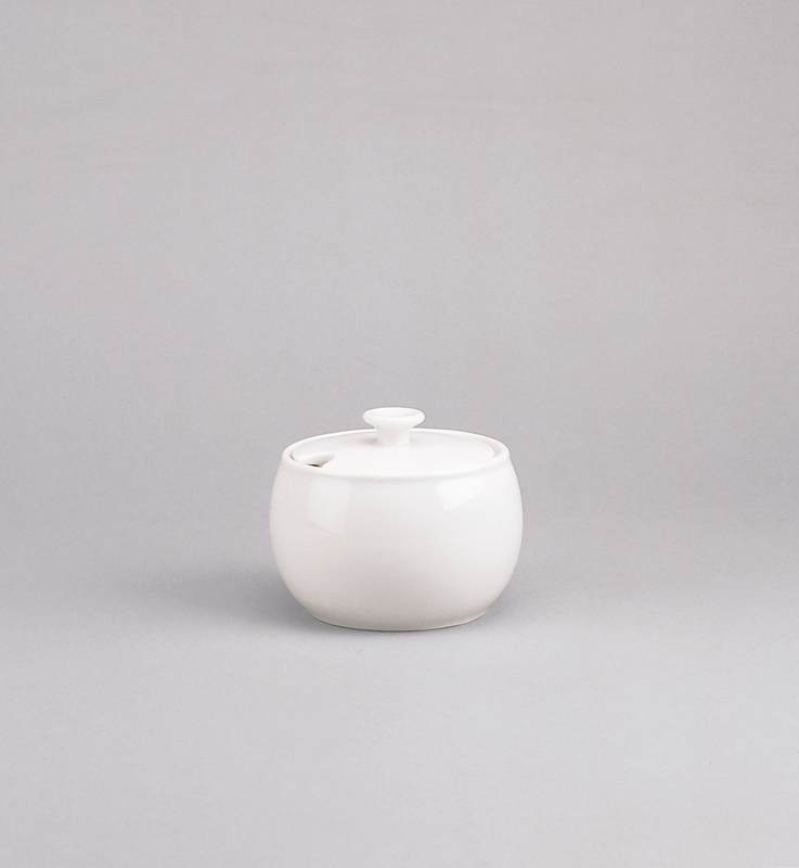 Schönwald, 98 - Zucker-, Marmeladendose, weiss, uni, 0,30 ltr.