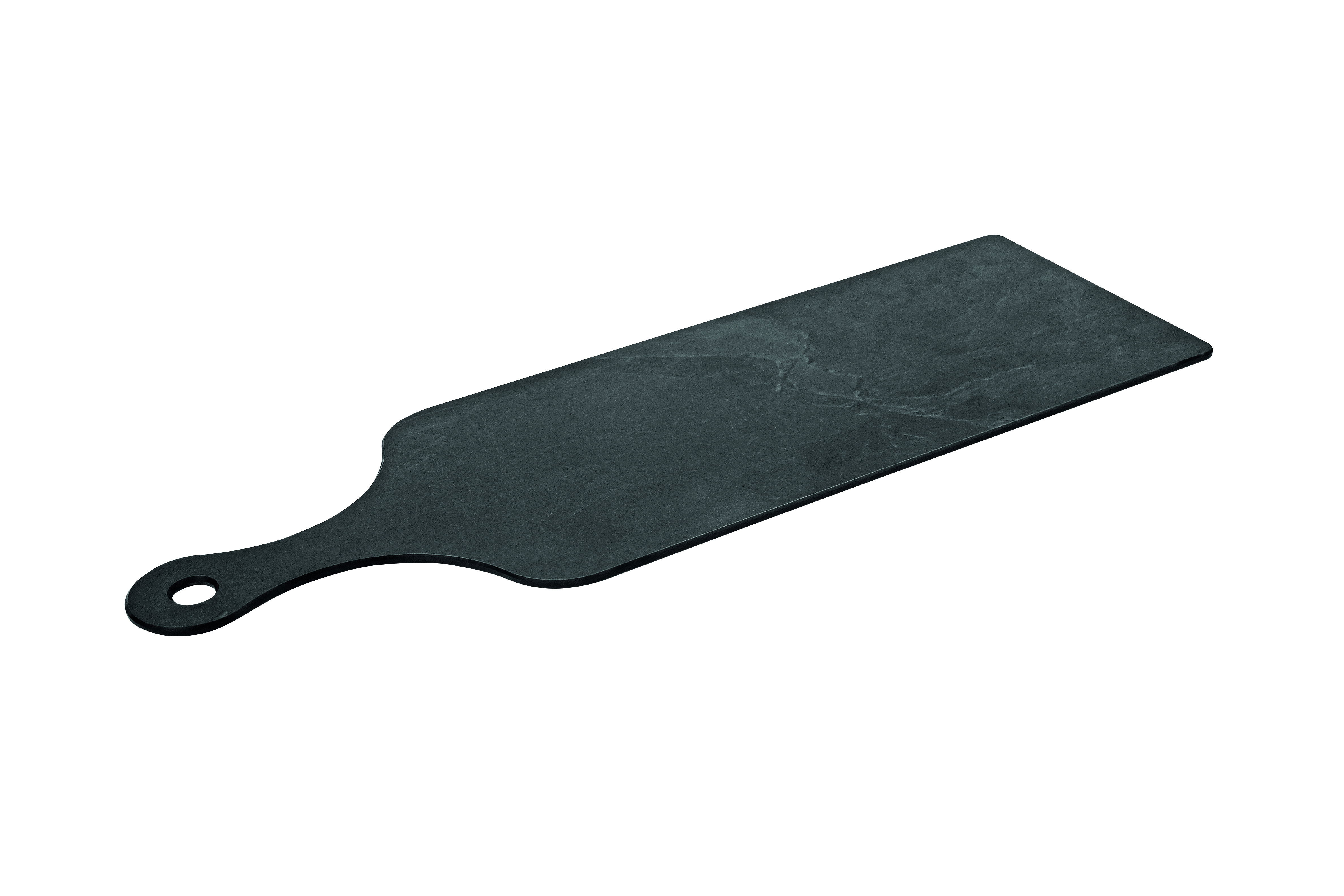 Auslagetablett Schiefer, rechteckig mit Griff, 600 x 200 x 6 mm