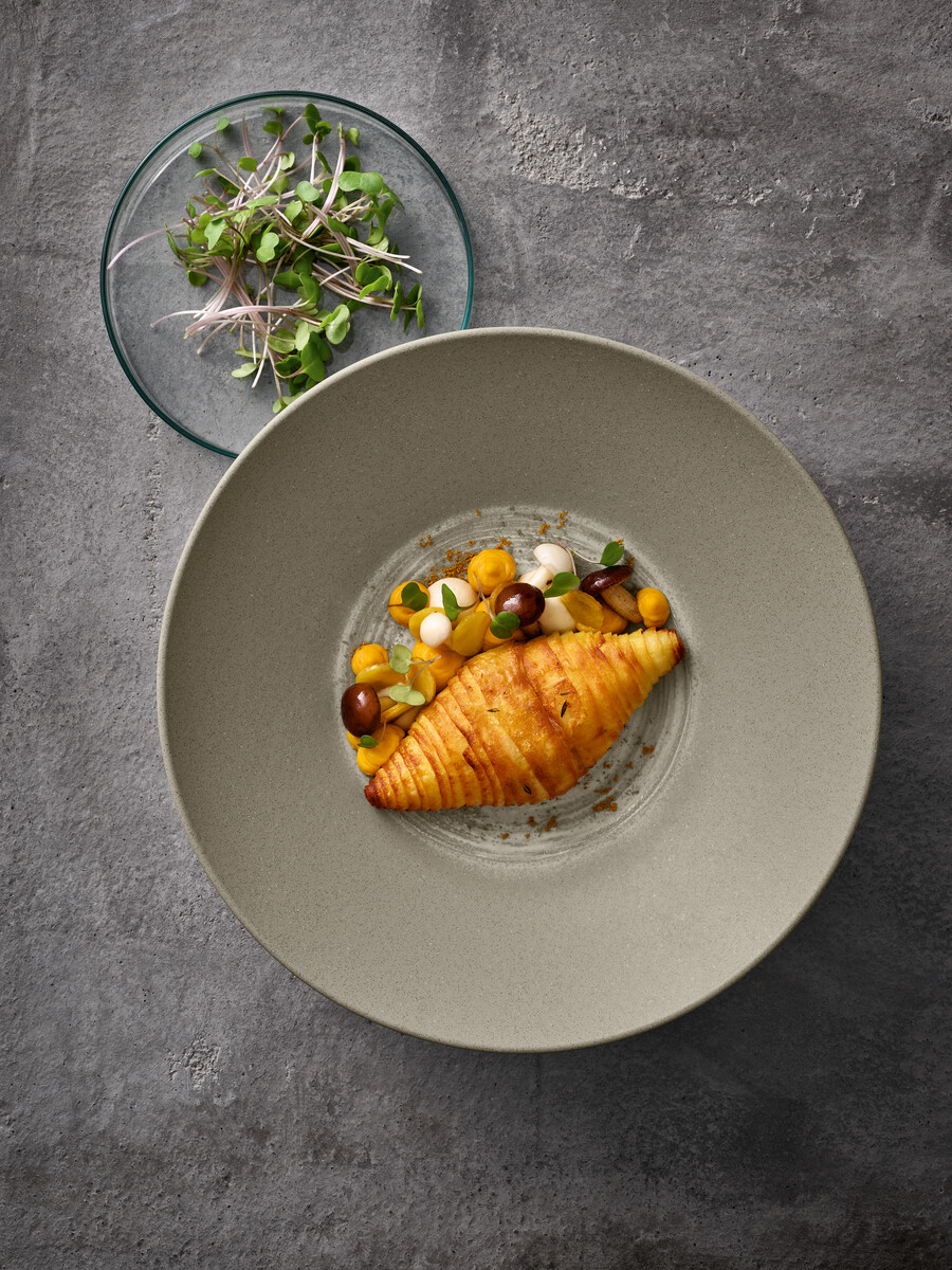 Playground, Steinzeug - SILENTO : Bowl, sand, 24 cm/ 1,15 ltr.