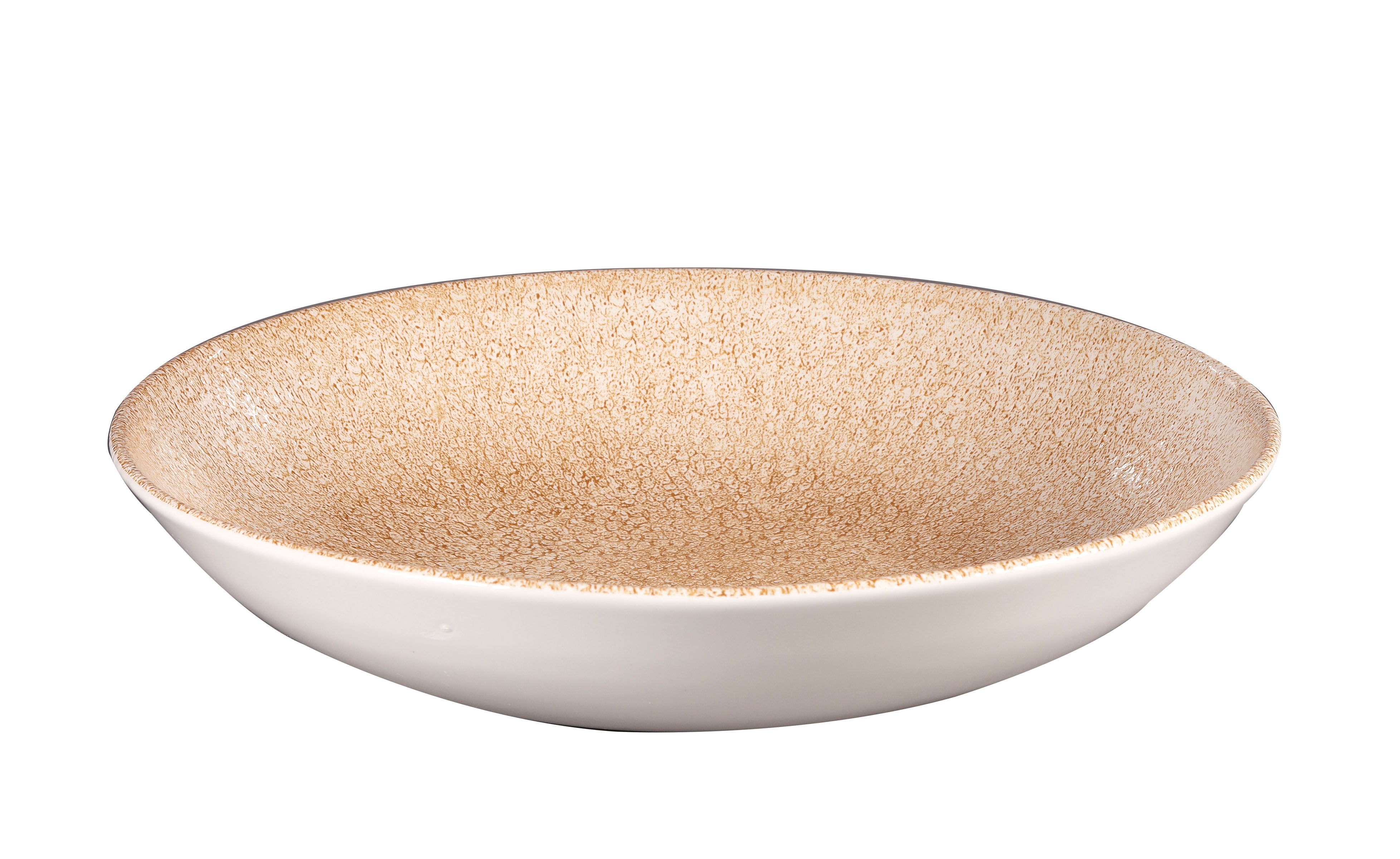 Churchill, Raku : Garnet Orange - Teller tief Coup, 24,8 cm/ 1,11 ltr.