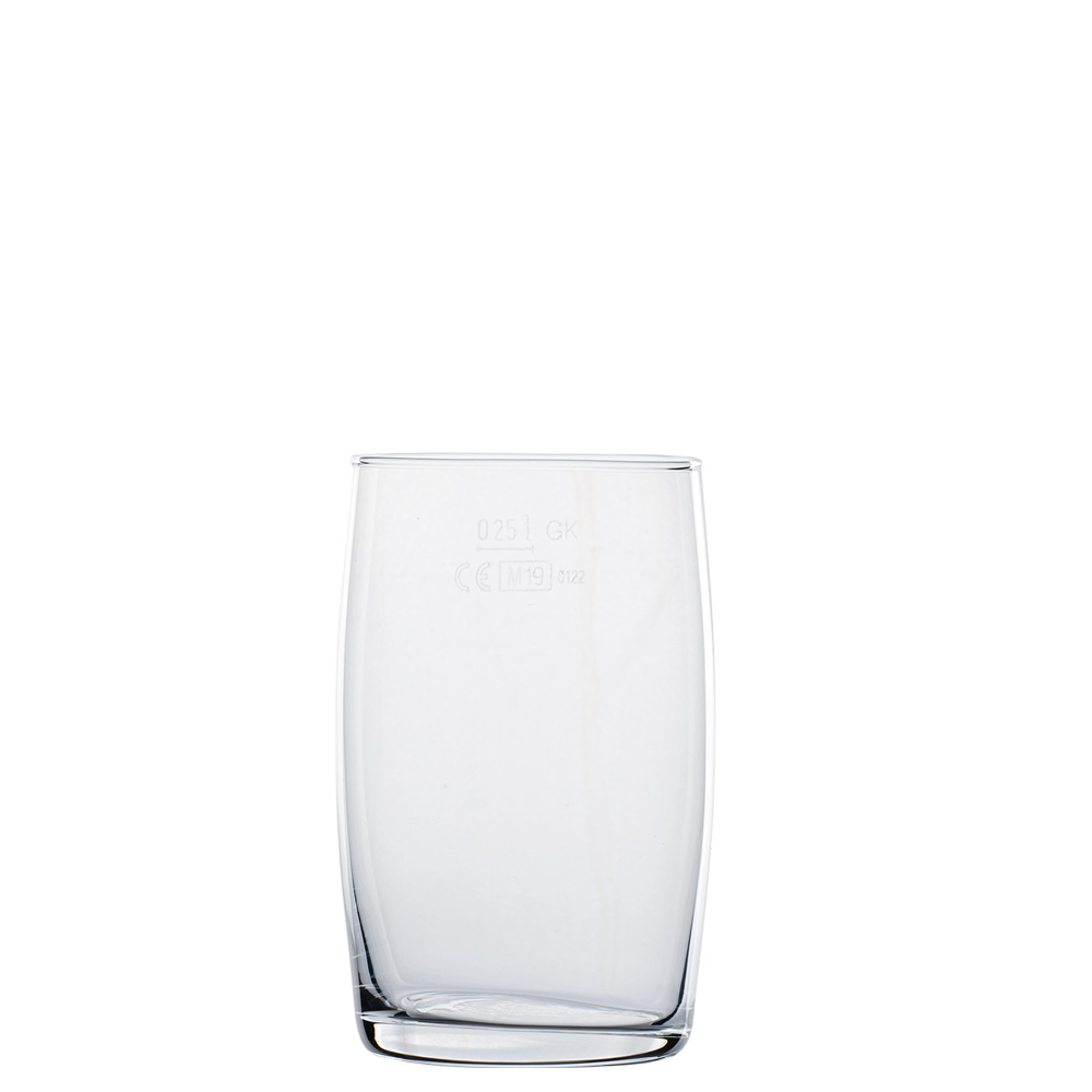 Universalbecher Matador 29 cl m. Füllstrich 0.25 ltr. |-|, Inhalt: 290 ml, H: 106 mm, D: 68 mm