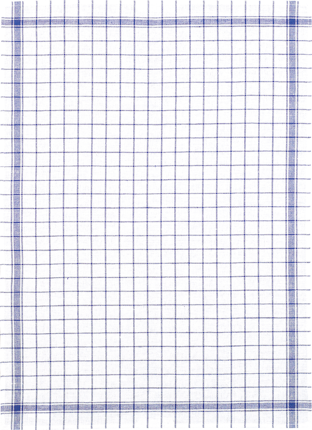 Gläsertuch - Halbleinen Karo 50 x 70 cm