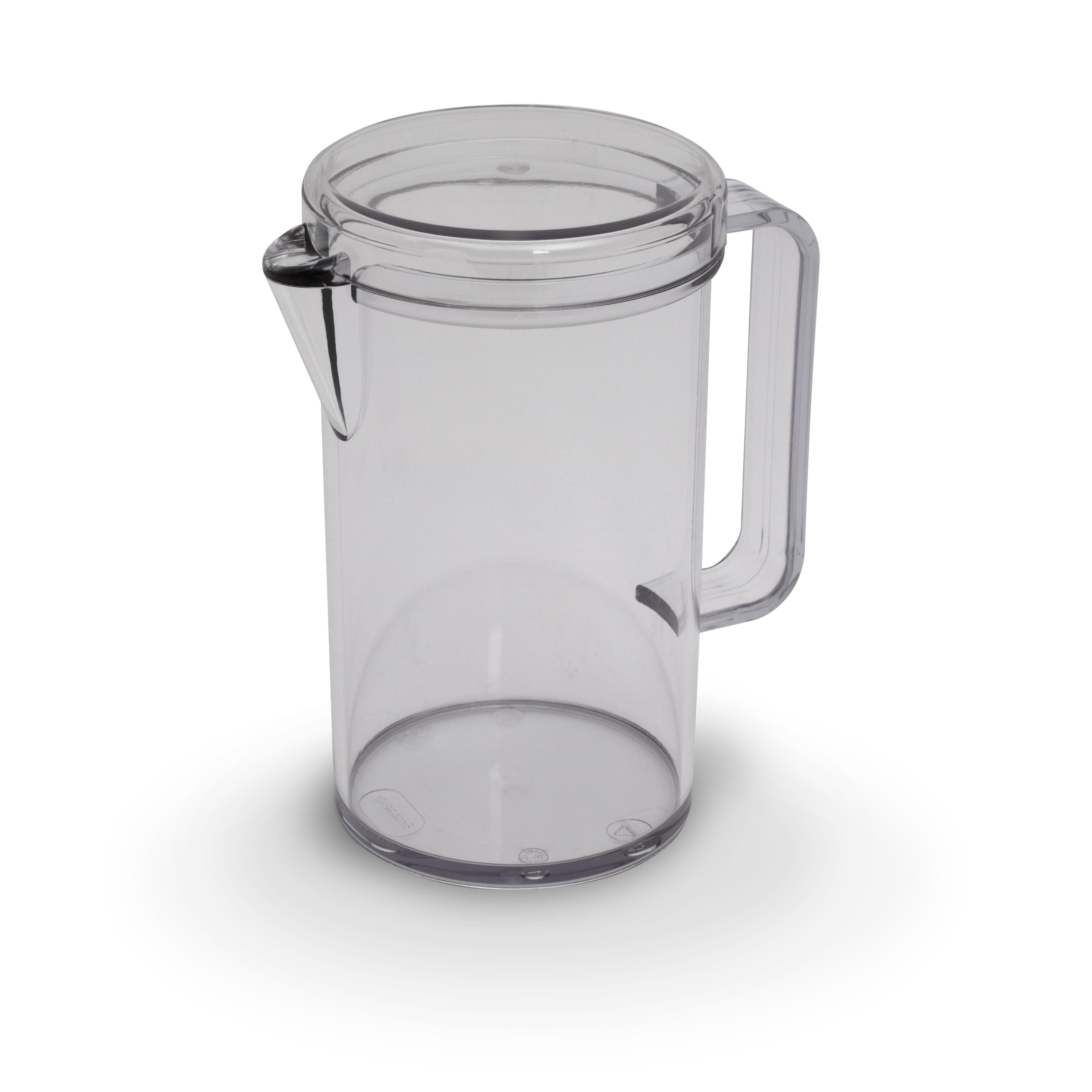 Universalkanne mit Deckel CP, uni, transparent, D x H: 10,5 x 19,5 cm/ 1,3 ltr.