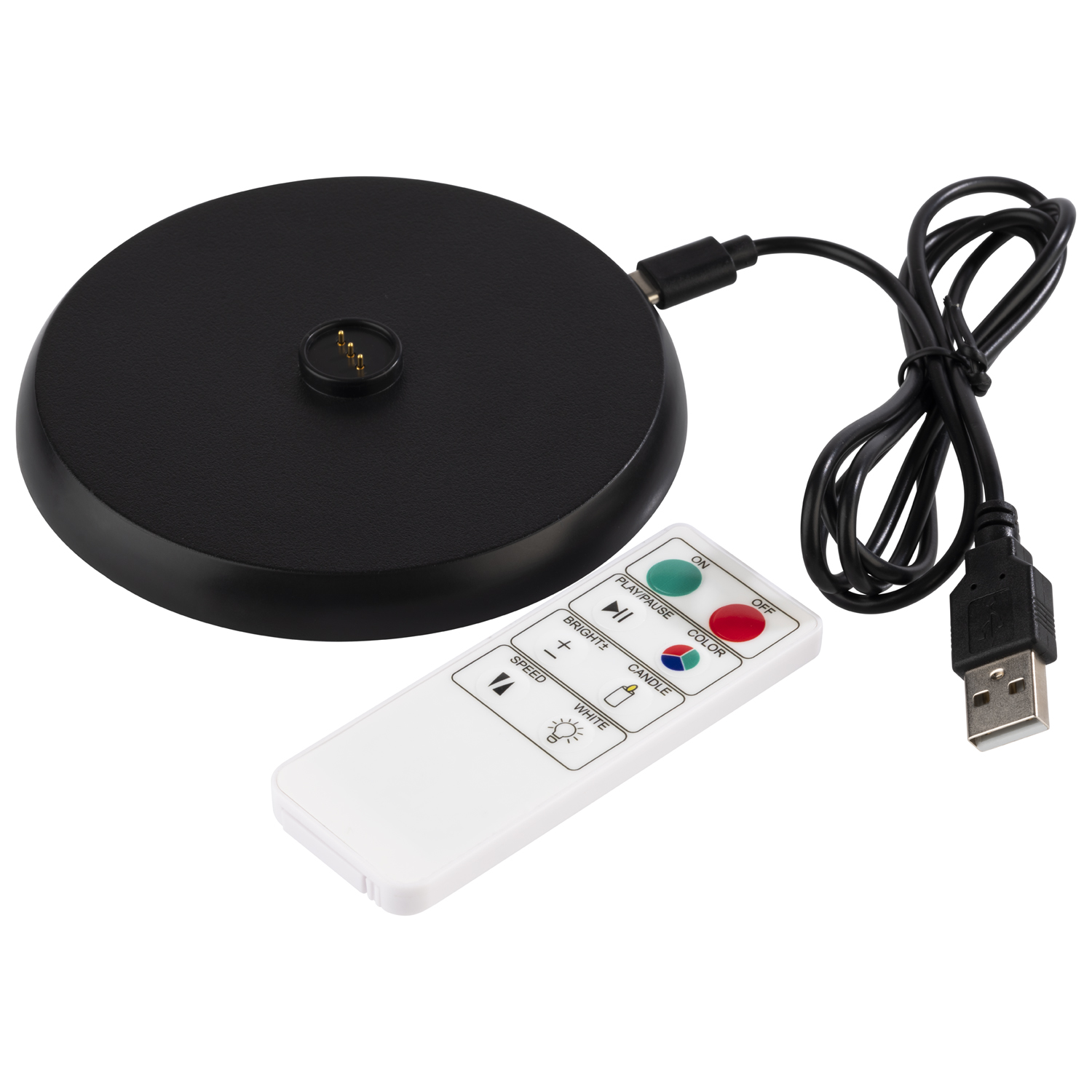 Tischleuchte CLEO, Metall, 1 x LED 2,5 W/ 200 lm, D: 12 cm, H: 30,5 cm, Farbe: schwarz