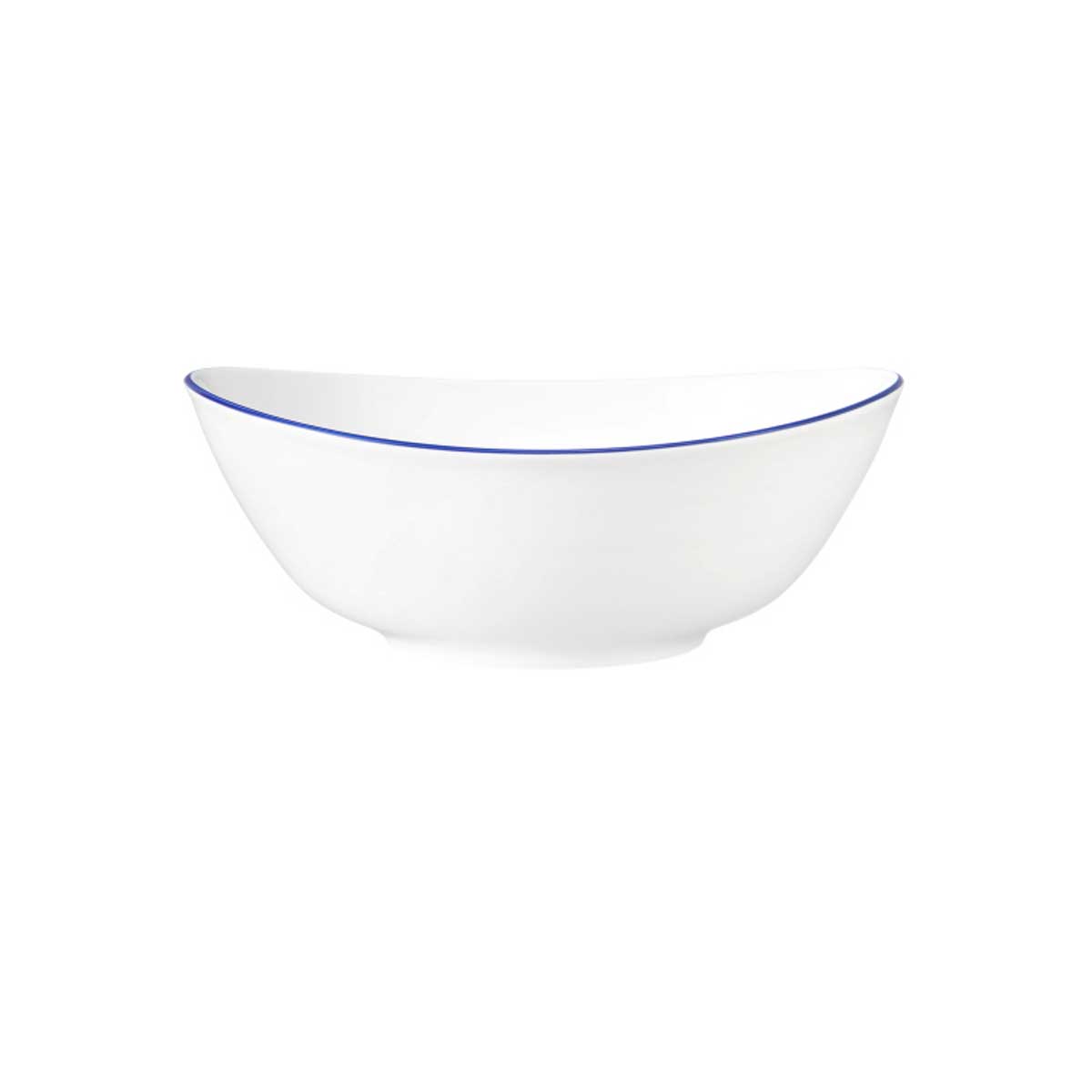 Seltmann Weiden, Modern Life : 10873 Blue Line - Bowl oval 5414, 18,5 cm/ 0,70 ltr.
