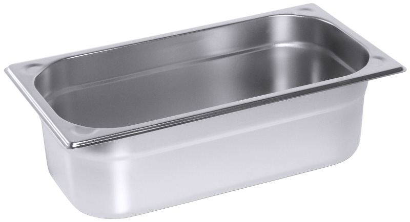 GN-Behälter 1/3, 17,6 x 32,5 cm, Tiefe: 100 mm