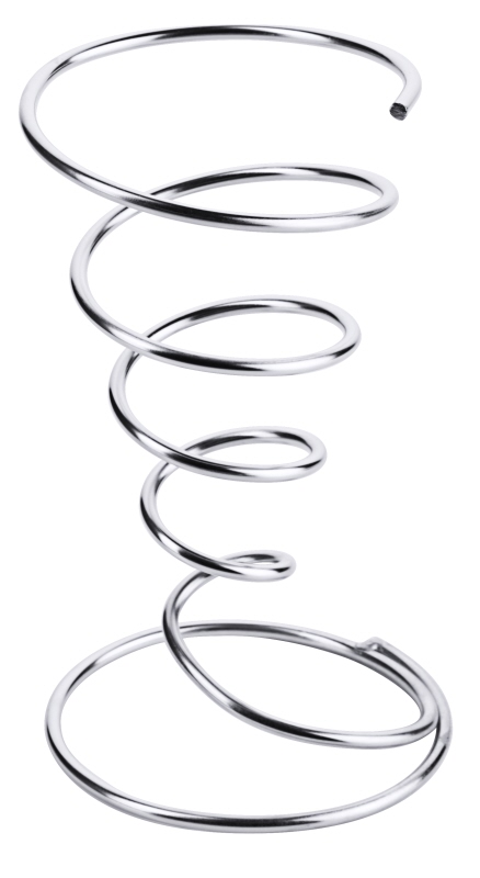 Pommes frites-Tütenhalter, Edelstahldraht, D: 9 cm, H: 16 cm