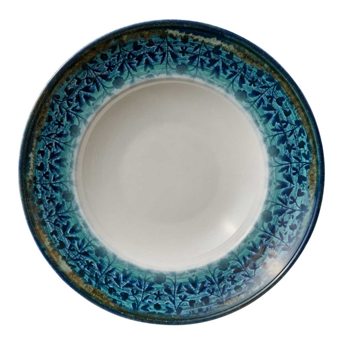 Heart & Soul, Mirage : Indigo - Teller tief Fahne, 27 cm/ 0,4 ltr.