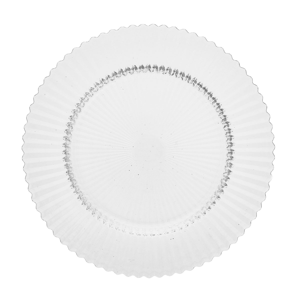 Glasteller flach 27 cm : Archie klar, D: 270 mm, H: 23 mm