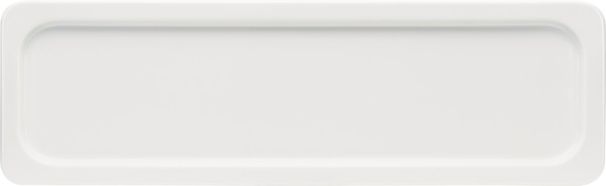 Bauscher, GN Function : Gastronorm-Schale 2/4, uni, weiss, T: 20 mm, I: 0.65 ltr.