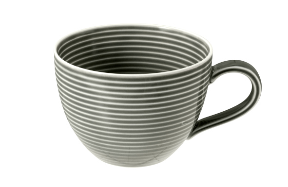 Seltmann Weiden, Beat : Perlgrau - Kaffee-Obere mit Relief, 0,26 ltr.