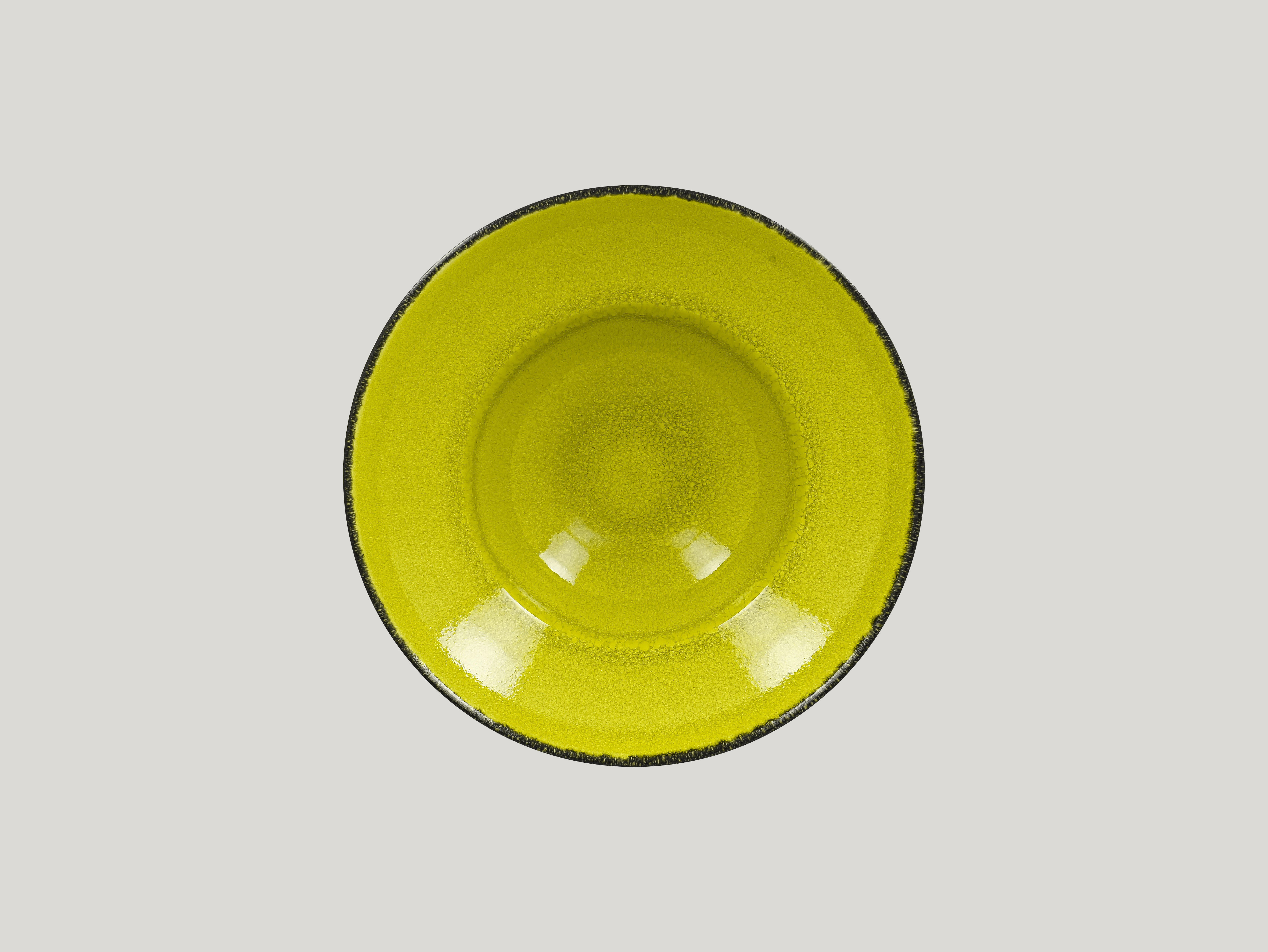 RAK, Fire : Green - Teller extra tief rund, 22,7 x 7,8 cm/ 0,33 ltr.