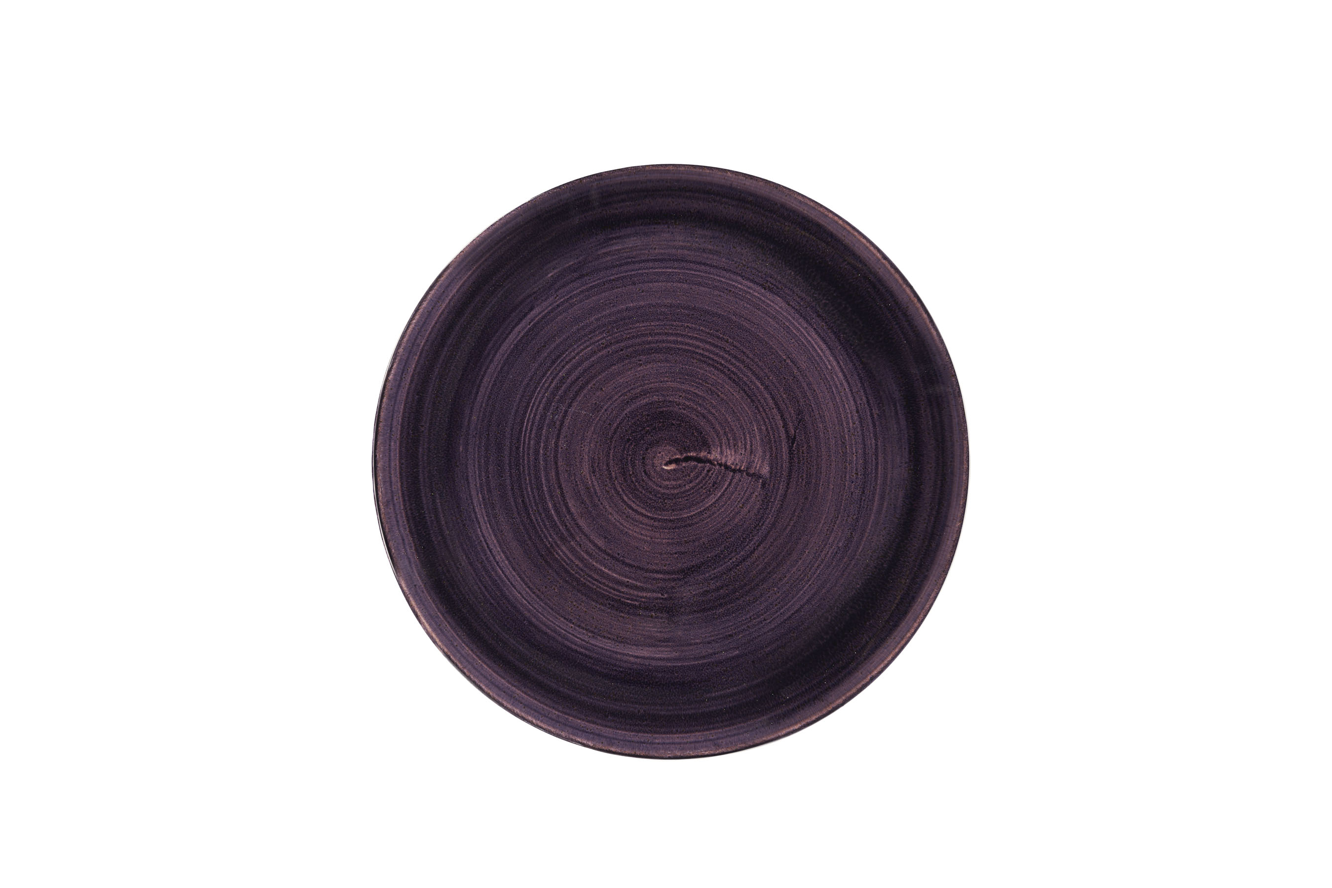 Churchill, Stonecats Patina : Deep Purple - Teller flach Coup, 26 cm