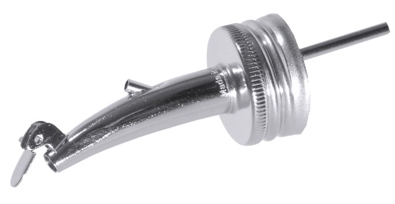 Flaschenausgießer, aufschraubbar, konisch, Edelstahl, L: 9 cm, D: 3,2 cm