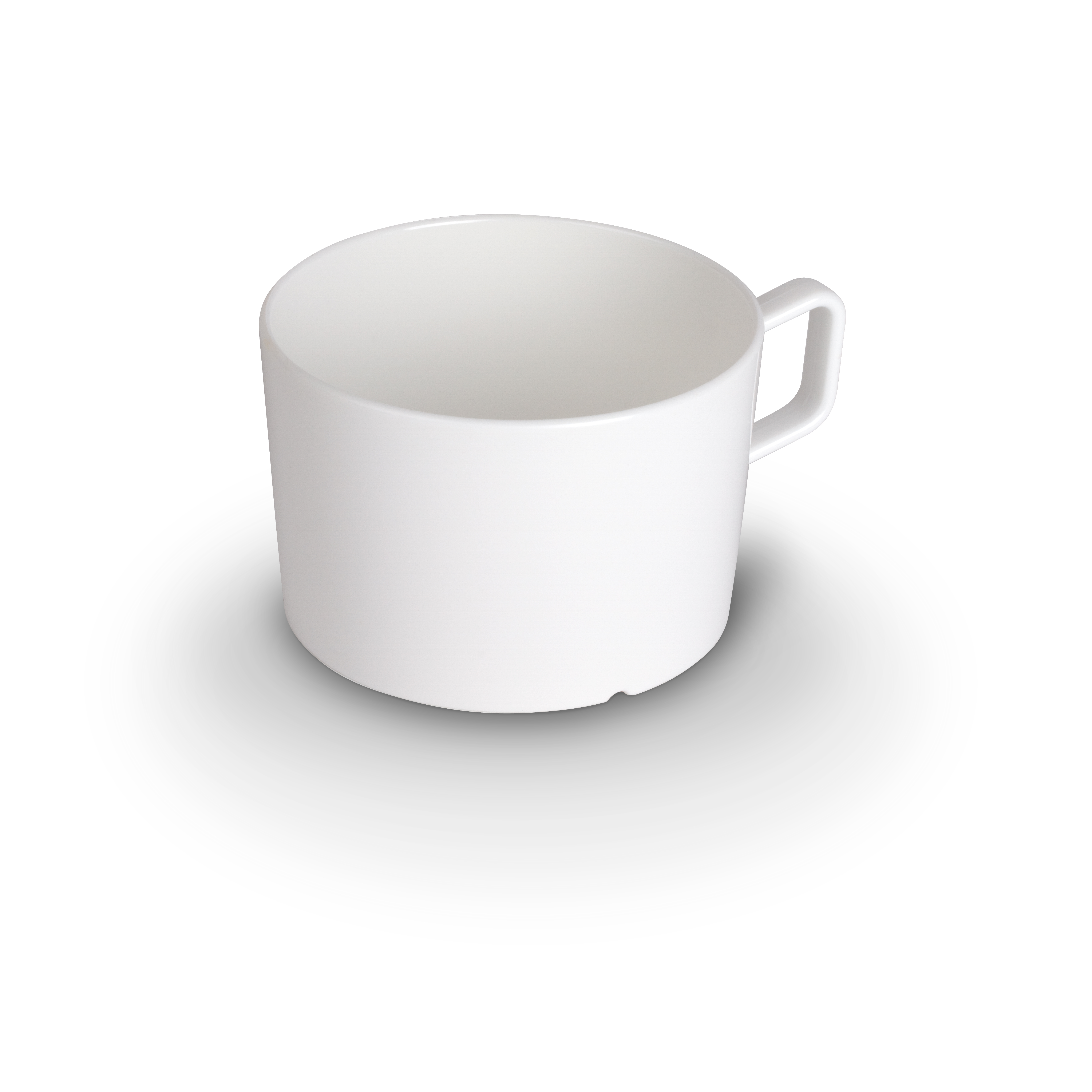 Tasse PC, uni, weiss, D x H: 7,5 x 5 cm/ 0,2 ltr.
