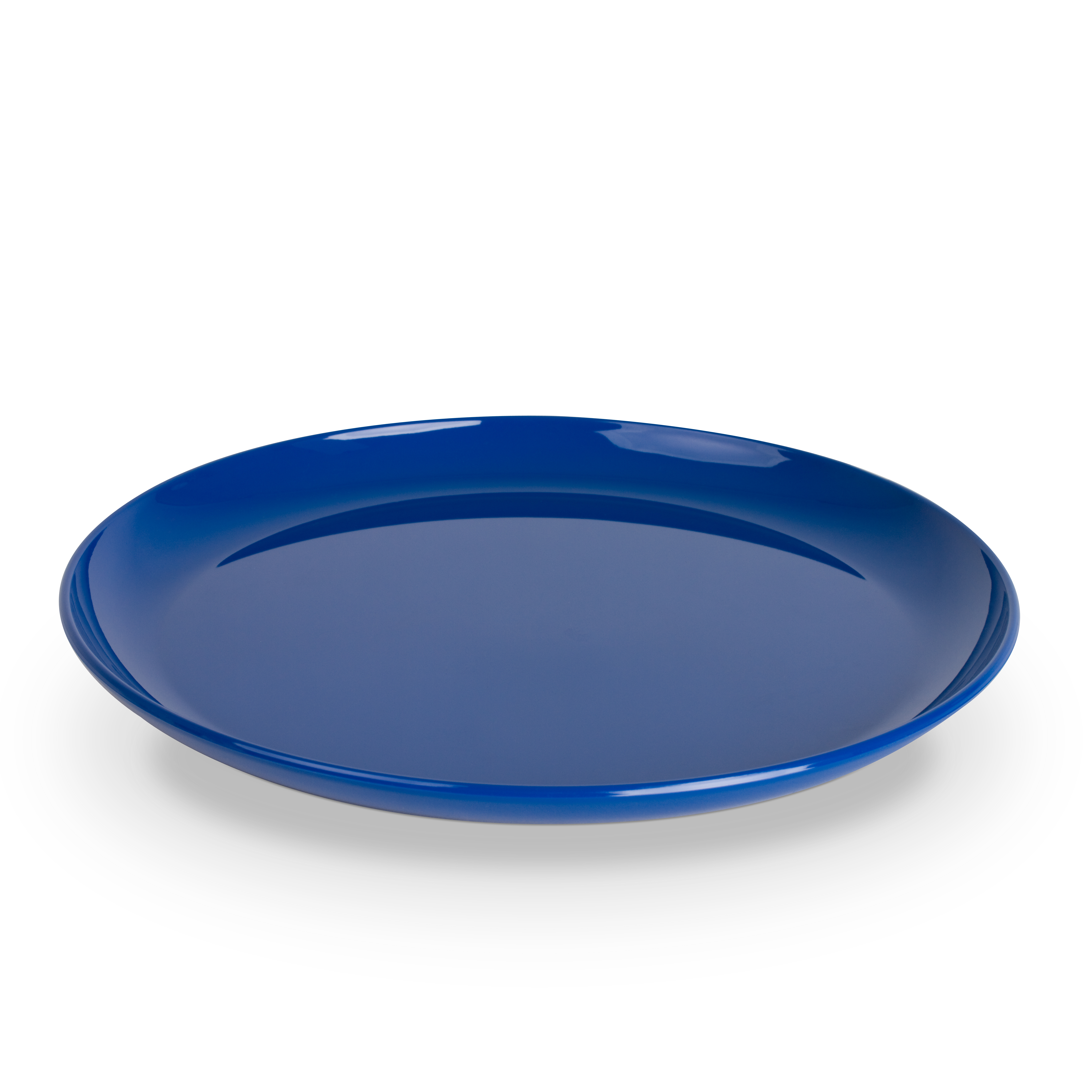 Essteller PC, uni, blau, D: 24 cm