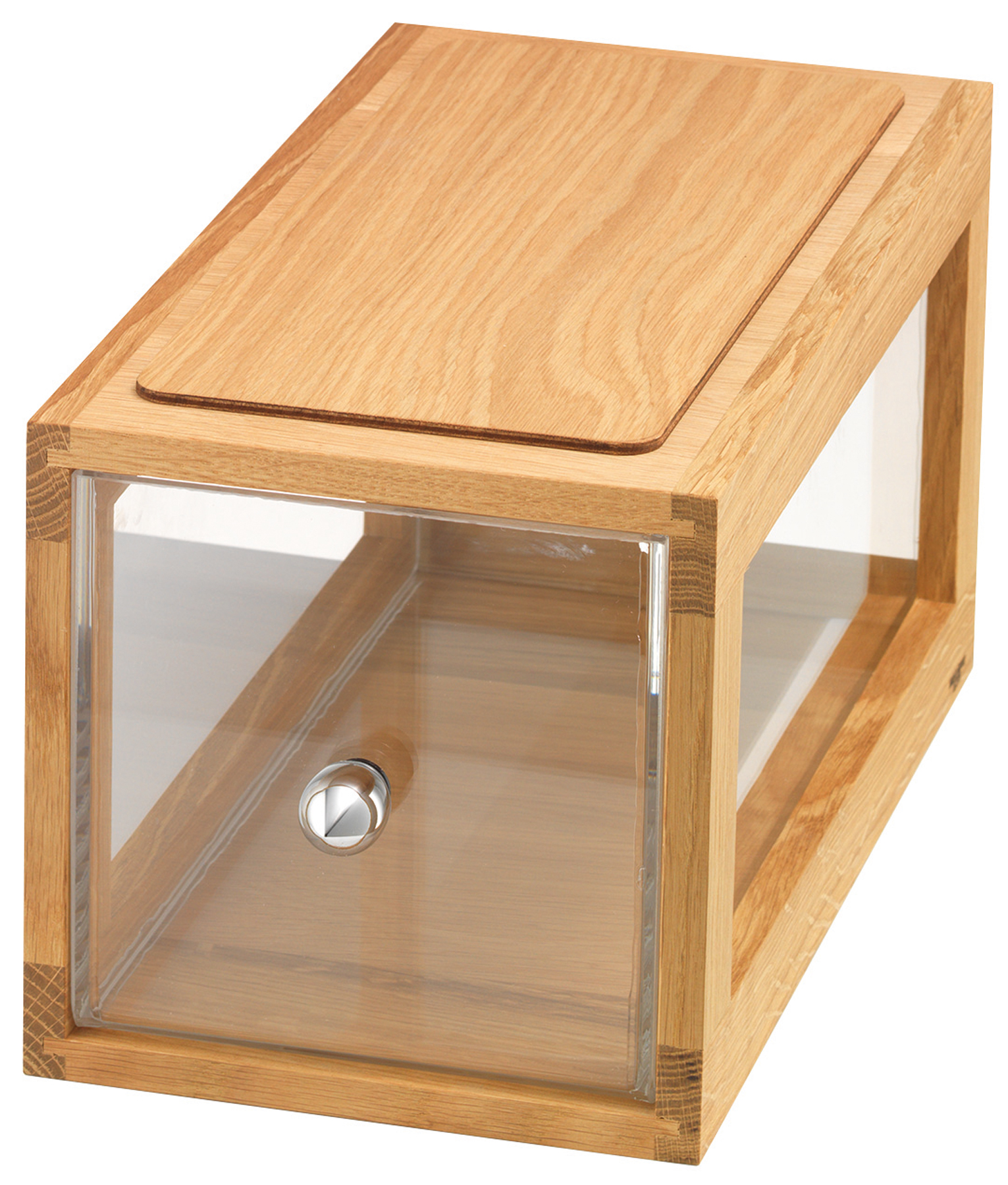 BOX Brotbox Slender, Farbe: Eiche natur, T: 377 mm, B: 180 mm, H: 180 mm