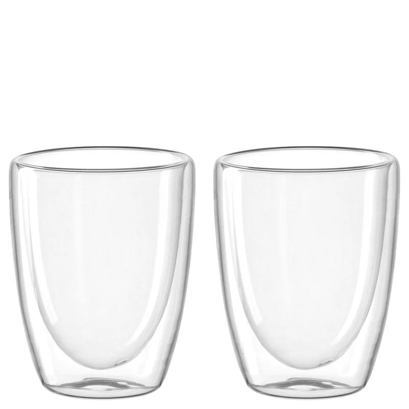 Leonardo, Duo : Kaffee-Becher doppelwandig, 2er-Set, Inhalt: 300 ml, D: 9 cm, H: 12 cm