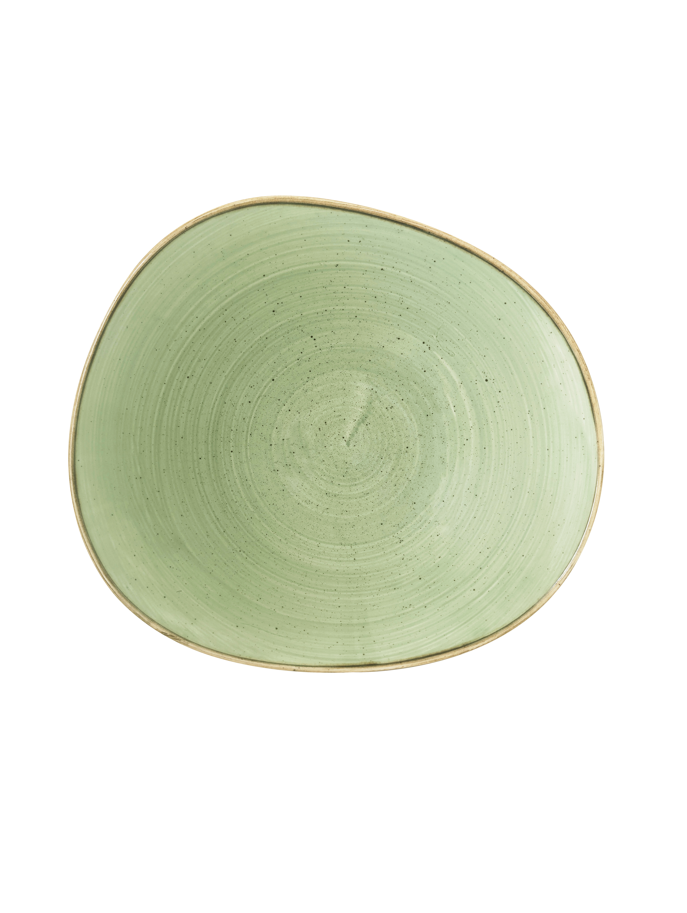 Churchill, Stonecast : Sage Green - Opal-Schale organisch, 25 x 6 cm/ 0,8 ltr.