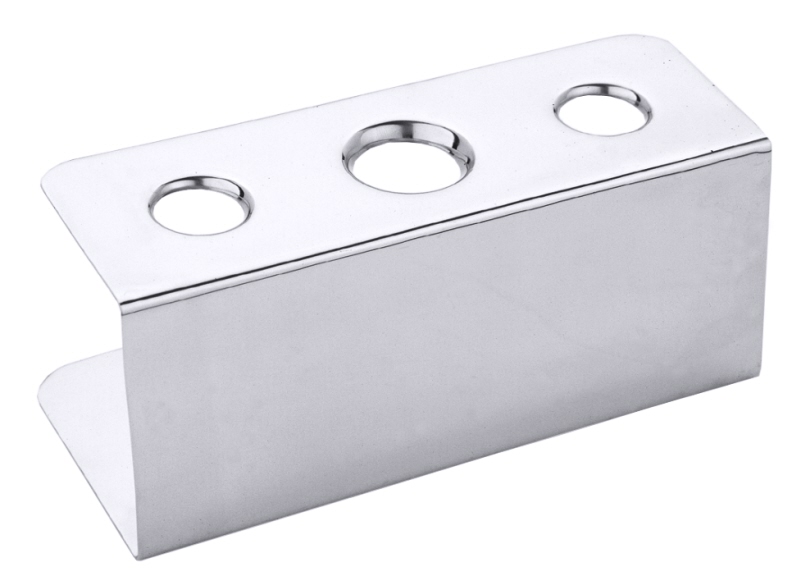 Eishörnchenhalter, 3 Löcher, EdSt., 21 x 7 x 8,5 cm