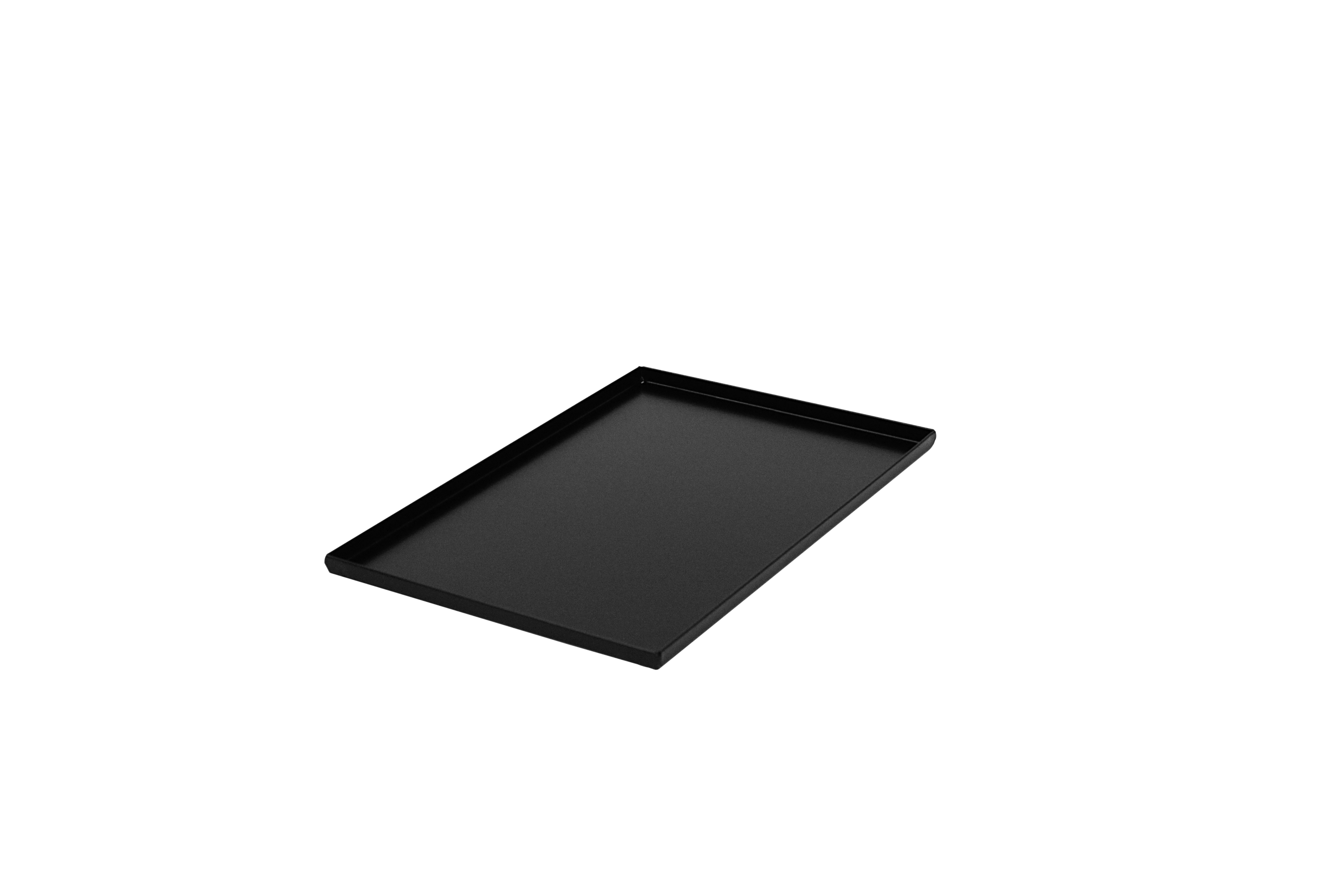 Ausstell-/Thekenbleche schwarz, Alu, pulverbeschichtet, 200 x 300 x 10 mm