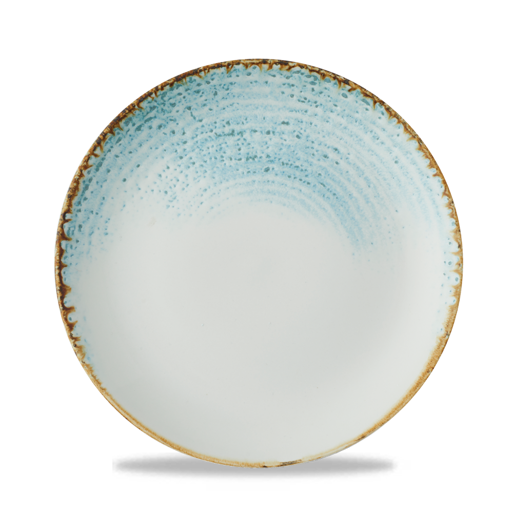 Churchill, Homespun Accents : Aquamarine - Teller flach Coup, 21,7 cm