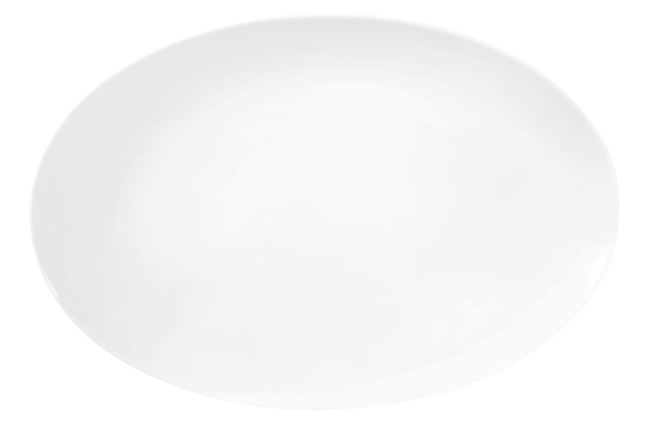 Seltmann Weiden, Liberty : Weiss - Servierplatte oval 31,5 x 21 cm