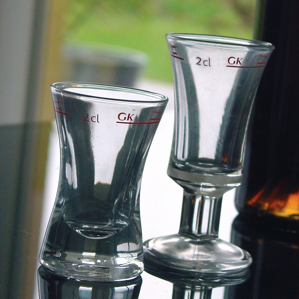 Shot Wachtmeister 2,8 cl m. Füllstrich 2 cl |-|, Inhalt: 28 ml, H: 68 mm, D: 45 mm