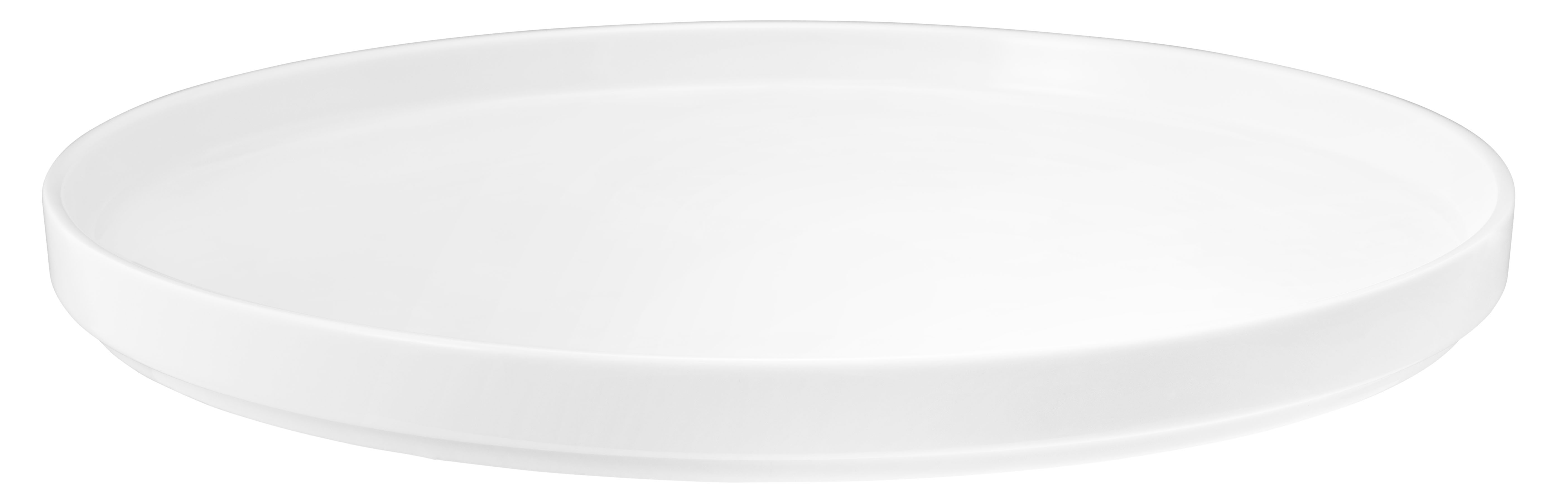 Seltmann Weiden, Good Mood - Teller flach rund stpb., uni, weiss, 28 cm