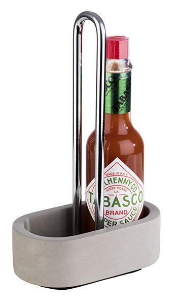 Pfeffer- u. Salz- Menage ELEMENT, 3-teilig, B x L: 10 x 6 cm, H: 17 cm