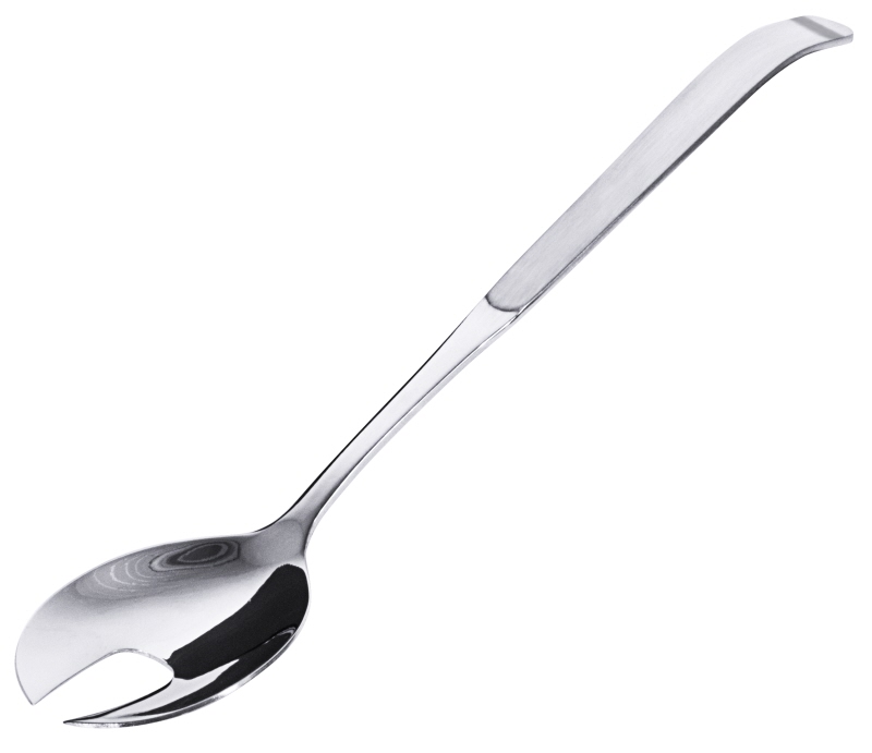 Salatgabel klein, BUFFET ONE, fugenlos, Edelstahl, 5,5 x 4,5 cm, L: 23,5 cm