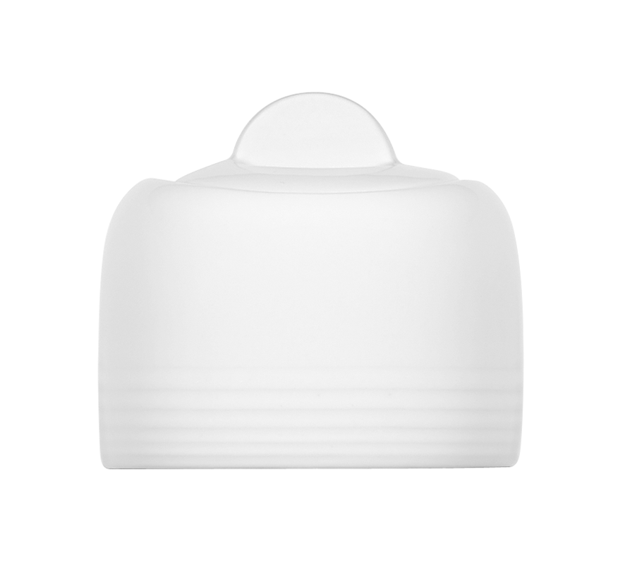 Bauscher, Dialog - Zucker-, Marmeladendose m. Deckel, weiss, uni, 0,18 ltr.