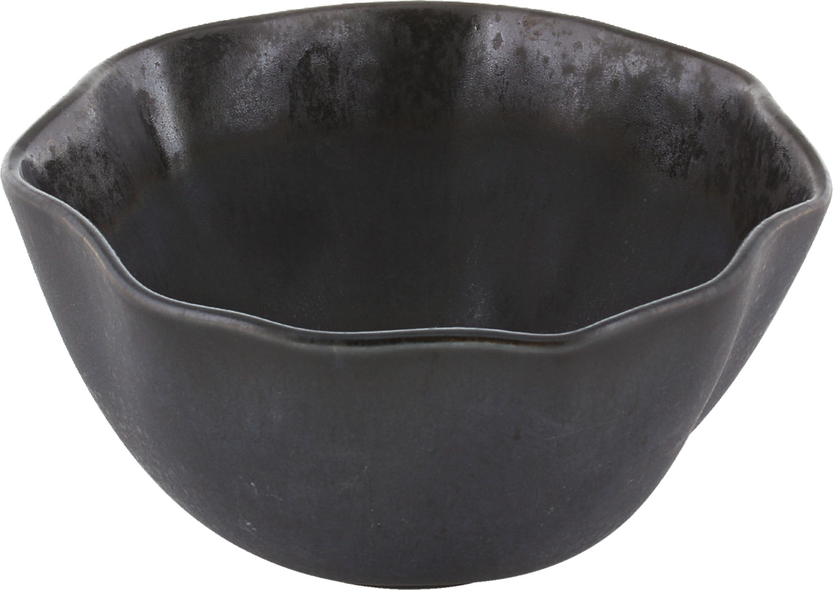 Playground, Steinzeug - NAMI : Schale, rund, ebenholzfarben, 16 cm/ 0,70 ltr.