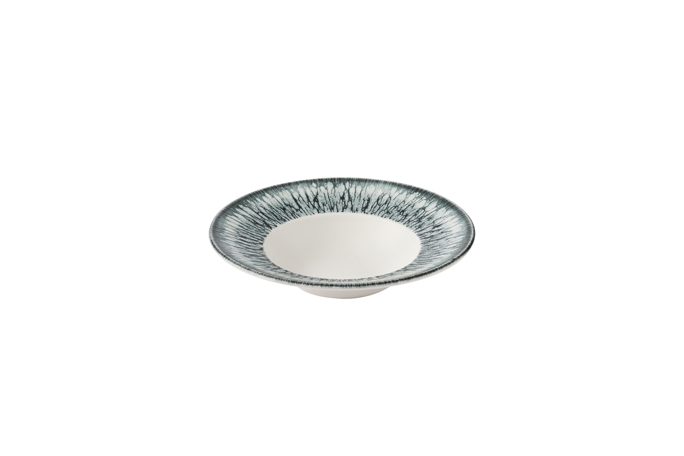 Churchill, Inked Lumé : Midnight Blue - Teller tief breite Fahne, 24 cm/ 0,28 ltr.