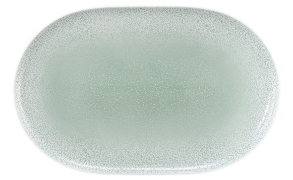 Seltmann Weiden, Sento Home : Aura Mint 10910 - Servierplatte oval 38 x 24 cm